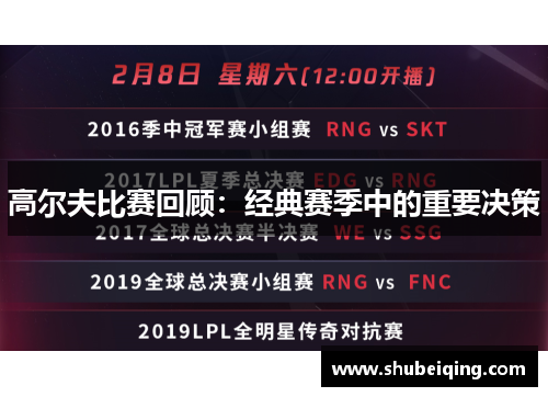 高尔夫比赛回顾：经典赛季中的重要决策